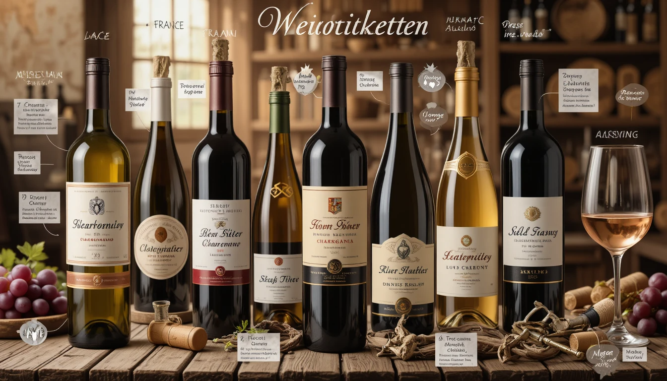 Weinetiketten verstehen: Von der Region bis zur AOC-Bezeichnung